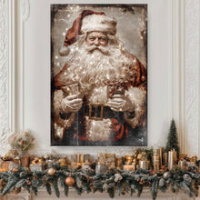 Load image into Gallery viewer, Vintage Christmas Santa Claus Wall Art IV