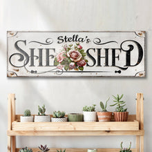 Load image into Gallery viewer, Personalized She Shed Sign
