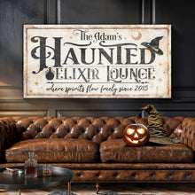 Load image into Gallery viewer, The Haunted Elixir Lounge Halloween Sign II
