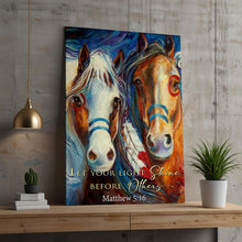 Load image into Gallery viewer, Let Your Light Shine Before Others Matthew 5:16 Faith Sign II