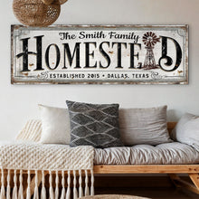 Load image into Gallery viewer, Vintage Rust Homestead Sign