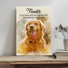 Load image into Gallery viewer, Pet Memorial Watercolor Portrait Sign