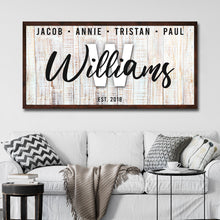 Load image into Gallery viewer, Family Wood Sign III