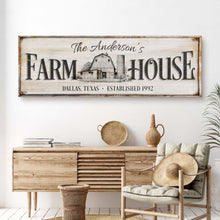 Load image into Gallery viewer, Personalized Rustic Farmhouse Sign