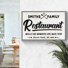 Load image into Gallery viewer, Restaurant Sign V