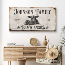 Load image into Gallery viewer, Black Angus Cattle Sign