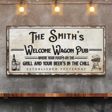 Load image into Gallery viewer, Welcome Wagon Pub Your Beer's In The Chill Sign