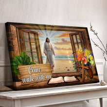 Load image into Gallery viewer, Come Walk With Me Jesus Faith Sign