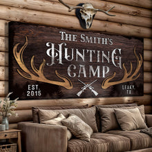 Load image into Gallery viewer, Family Hunting Camp Sign