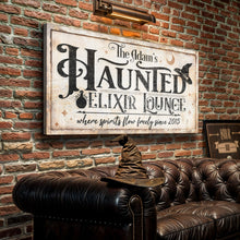Load image into Gallery viewer, The Haunted Elixir Lounge Halloween Sign II