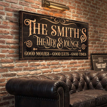 Load image into Gallery viewer, Personalized Theater Sign V