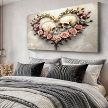 Load image into Gallery viewer, Skull and Flowers Wall Art VI