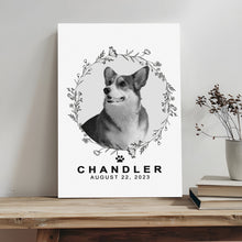 Load image into Gallery viewer, Pet Memorial Portrait Monochrome Sign