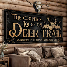 Load image into Gallery viewer, Hunting Lodge Sign