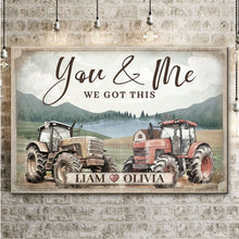 Load image into Gallery viewer, Tractor Themed We Got This Couple Sign