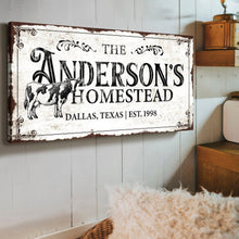Load image into Gallery viewer, Homestead Sign IX