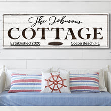 Load image into Gallery viewer, Cottage Beach House Sign