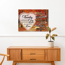 Load image into Gallery viewer, A Lot of Love Family Names Sign III