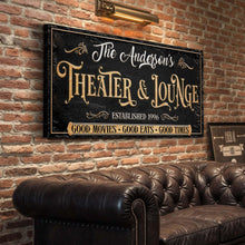 Load image into Gallery viewer, Family Theater And Lounge Sign VI