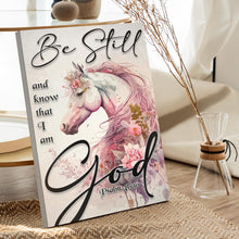 Load image into Gallery viewer, Be Still And Know That I Am God Psalm 46:10 Faith Sign IV