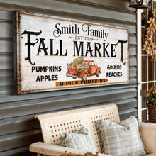 Load image into Gallery viewer, Fall Market Pumpkin Patch Sign