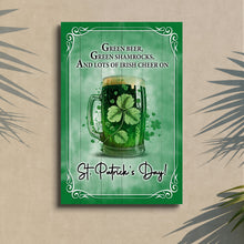 Load image into Gallery viewer, Green Beer, Green Shamrocks St. Patrick's Day Sign