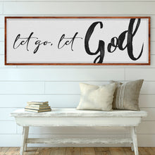 Load image into Gallery viewer, Let Go Let God Faith Sign VI
