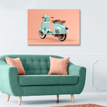 Load image into Gallery viewer, Scooter Motorcycle Rare Vespa Canvas Wall Art