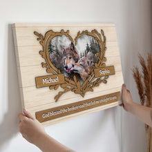 Load image into Gallery viewer, Couple Wolves Sign II