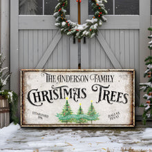 Load image into Gallery viewer, Family Christmas Tree Farm Sign III