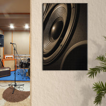 Load image into Gallery viewer, Music Equipment Speakers Sepia Canvas Wall Art