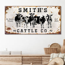 Load image into Gallery viewer, Personalized Cattle Sign II