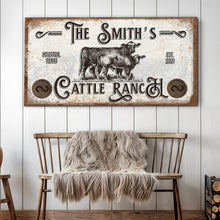 Load image into Gallery viewer, Branded Cattle Ranch Sign IV