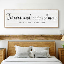 Load image into Gallery viewer, Forever And Ever Amen Faith Sign