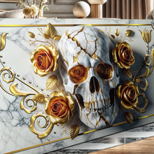 Load image into Gallery viewer, 3D Rose and Skull Wall Art II