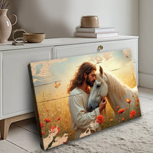 Load image into Gallery viewer, Jesus and Horse Faith Wall Art II