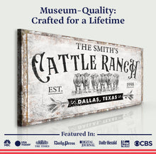 Load image into Gallery viewer, Branded Cattle Ranch Sign VI