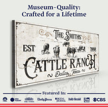 Load image into Gallery viewer, Branded Cattle Ranch Sign III