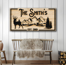 Load image into Gallery viewer, Family Mountain Sign
