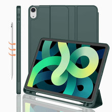 Load image into Gallery viewer, LEATHER FRESH SUMMER THEME PATTERN APPLE IPAD CASE WITH PENCIL HOLDER