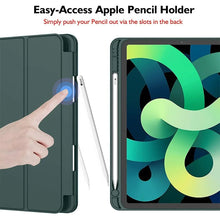 Load image into Gallery viewer, LEATHER FRESH SUMMER THEME PATTERN APPLE IPAD CASE WITH PENCIL HOLDER