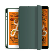 Load image into Gallery viewer, LEATHER FRESH SUMMER THEME PATTERN APPLE IPAD CASE WITH PENCIL HOLDER