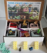 Load image into Gallery viewer, Bath Bombs for Kids with MineCrafter Toys Inside - BANG - BOOM - TNT - MADE in US, Natural Ingredients (6 Count) Pack of 1