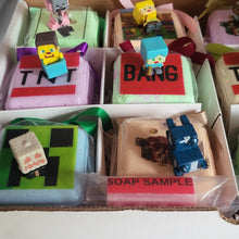 Load image into Gallery viewer, Bath Bombs for Kids with MineCrafter Toys Inside - BANG - BOOM - TNT - MADE in US, Natural Ingredients (12 Count) Pack of 1
