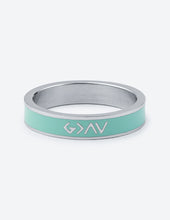 Load image into Gallery viewer, Mint Enamel Highs and Lows Ring