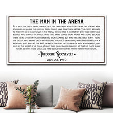 Load image into Gallery viewer, The Man In The Arena Sign VIII