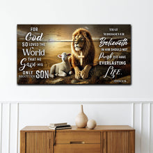 Load image into Gallery viewer, John 3:16: For God So Loved The World Faith Sign II