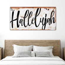 Load image into Gallery viewer, Rustic Hallelujah Faith Sign