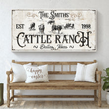 Load image into Gallery viewer, Branded Cattle Ranch Sign III