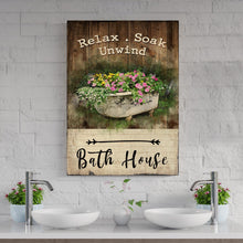 Load image into Gallery viewer, Relax Soak Unwind Sign VII